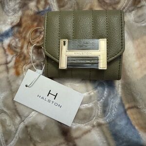 NWT Halston Keychain Cardholder Bag